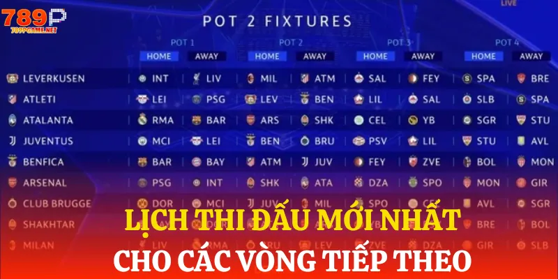 Cập nhật ngày giờ thi đấu chi tiết nhất năm nay