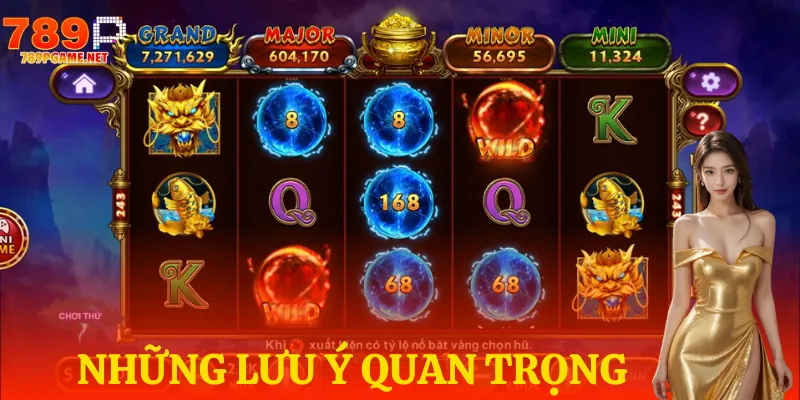 Lưu ý thông tin khi tham gia trò chơi kho báu tứ linh