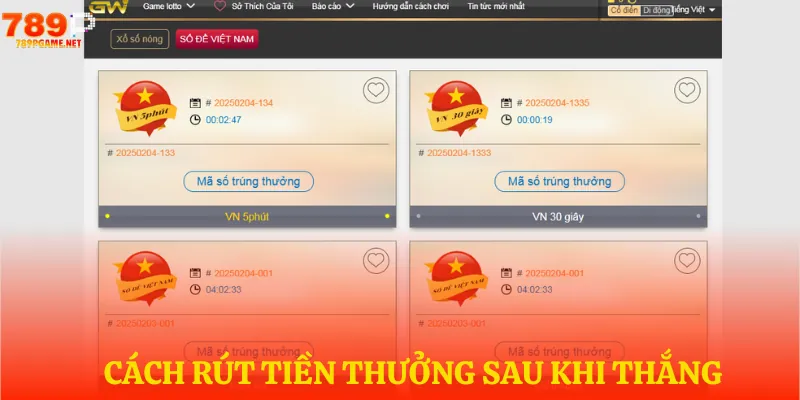 Nhận tiền thưởng sau khi thắng dễ dàng Nhận tiền thưởng sau khi thắng dễ dàng